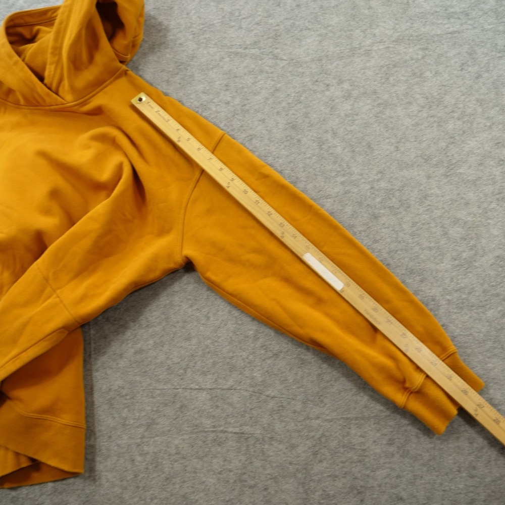 Lululemon Hoodie Sweatshirt Medium Gold Perfectly Oversized Fleece Oversized - Picture 9 of 12